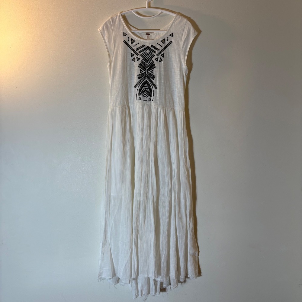 Free People Toosaloosa Slub Meadow Dress Size Small